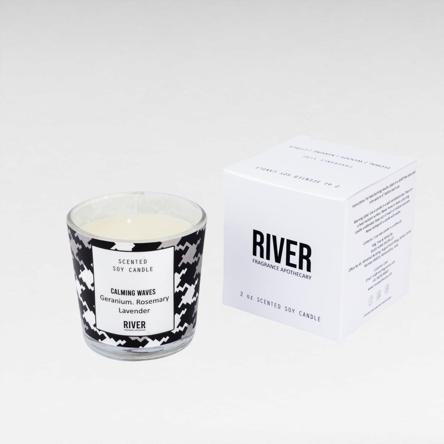 Calming Waves Mini Scented Candle