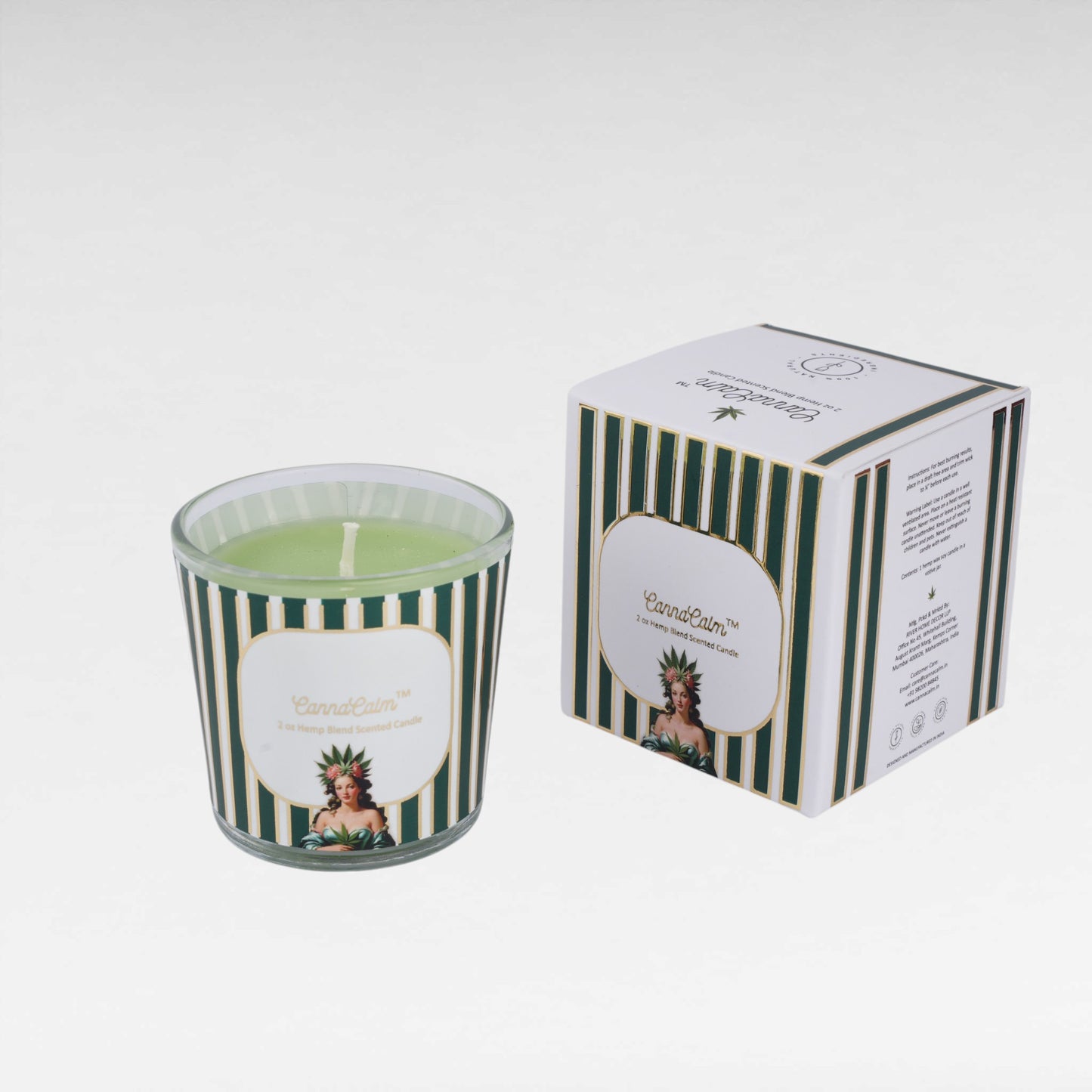 CannaCalm Hemp Petite Candle