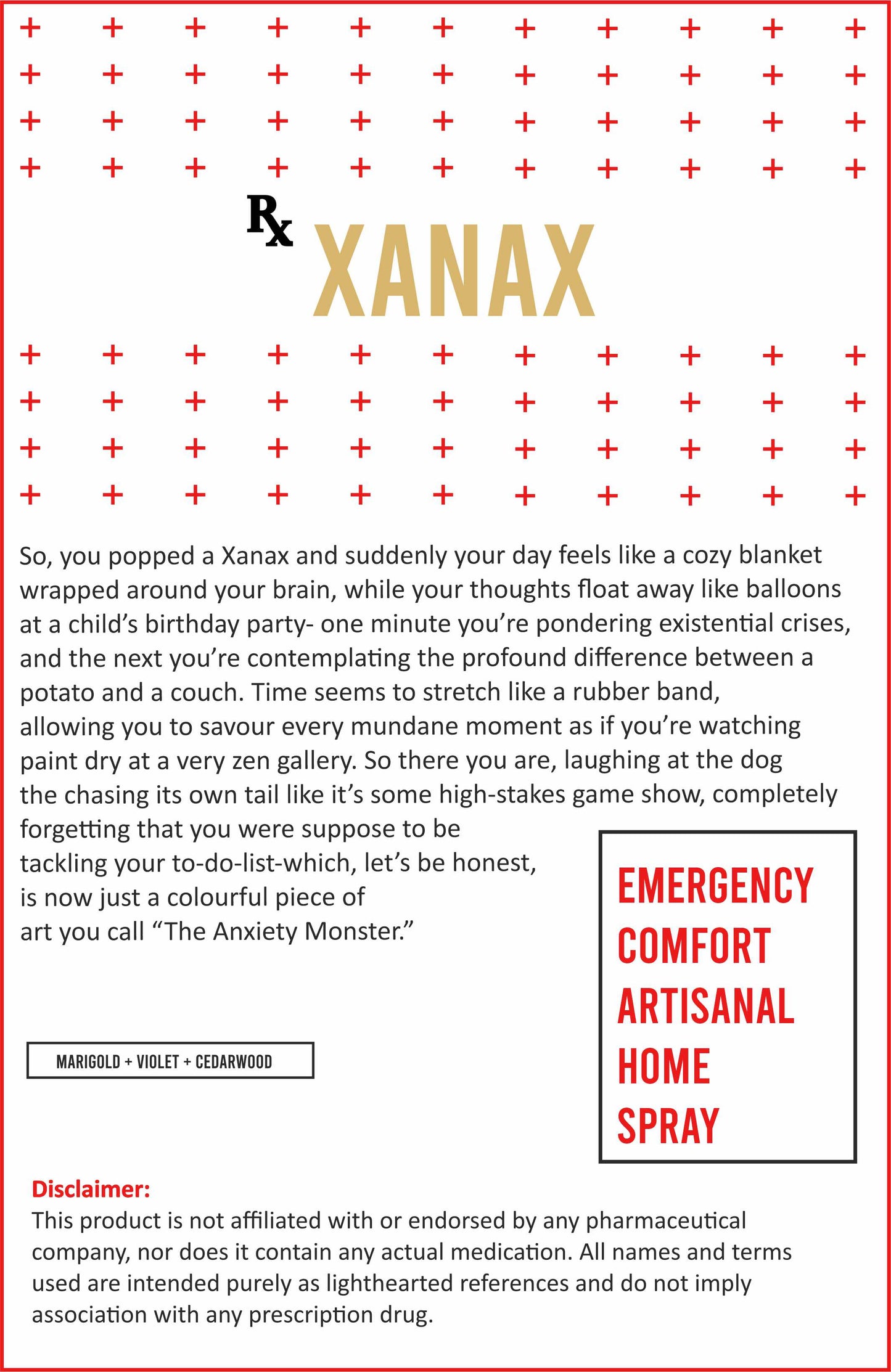 Xanax Home Spray