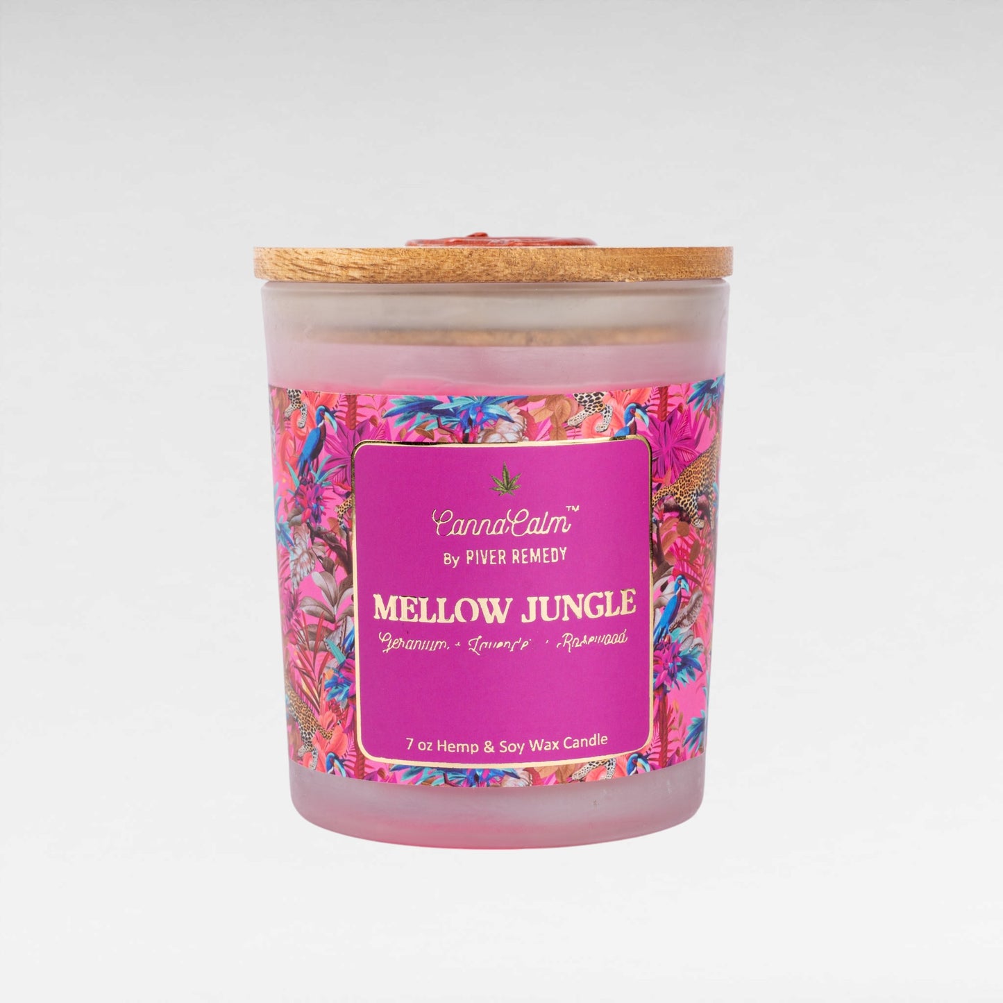 CannaCalm Hemp Mellow Jungle Scented Candle