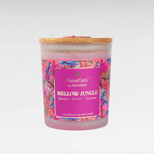 CannaCalm Hemp Mellow Jungle Scented Candle